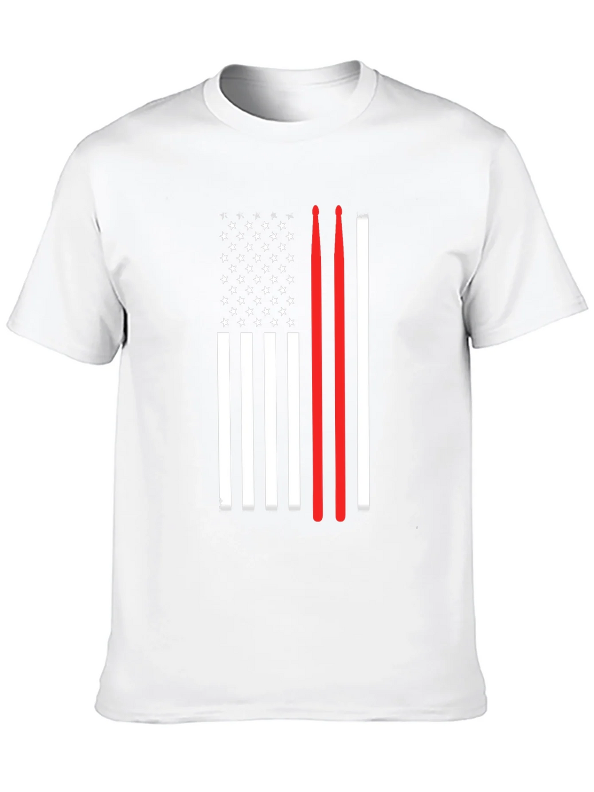 American Flag Drummer T-Shirt product image 7