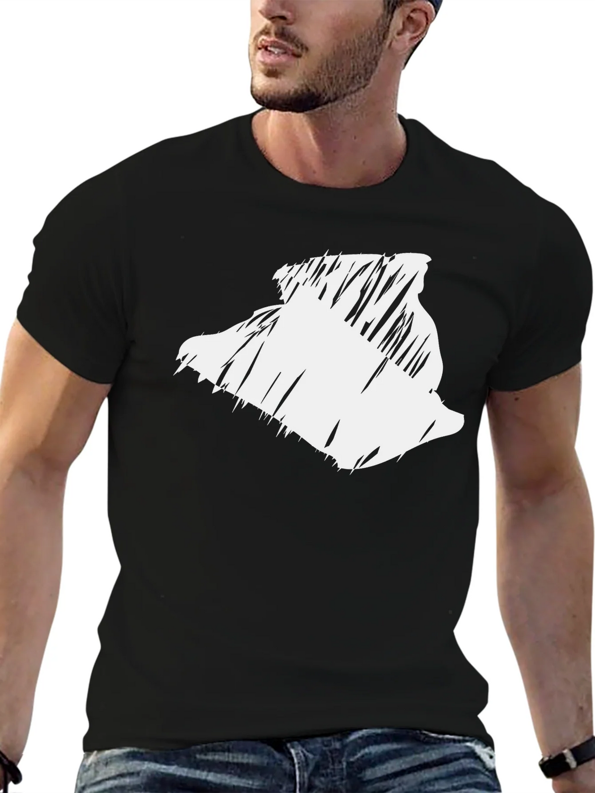 Abstract Graphic Print T-Shirt - Modern Casual Tee product image 6