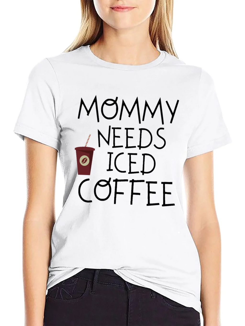 Mommy Needs Iced Coffee Graphic Tee - Relaxed Fit product image 8