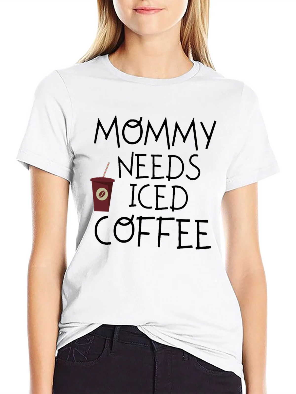 Mommy Needs Iced Coffee Graphic Tee - Relaxed Fit product image 8