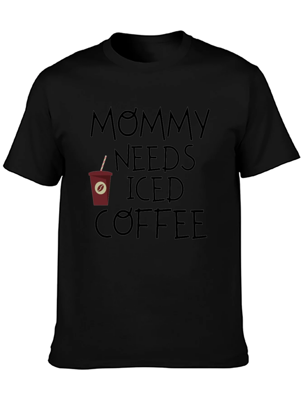 Mommy Needs Iced Coffee Graphic Tee - Relaxed Fit product image 3