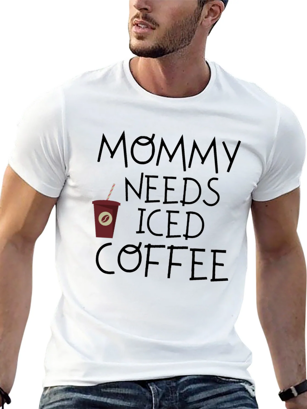 Mommy Needs Iced Coffee Graphic Tee - Relaxed Fit product image 12