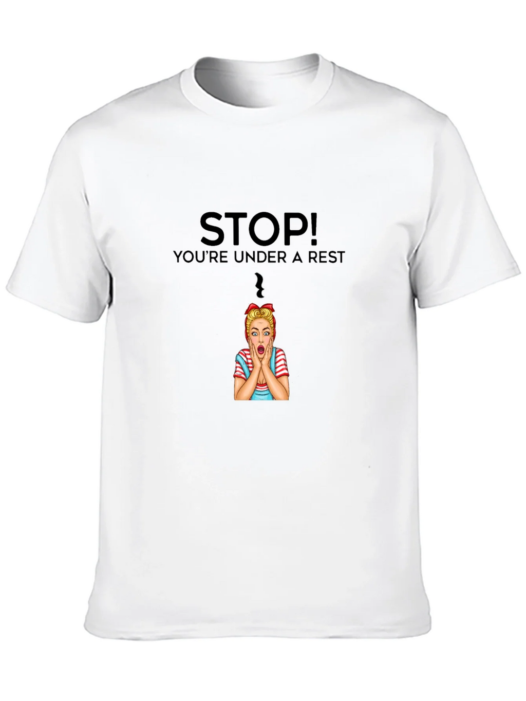 Stop! Youre Under Arrest Graphic Tee product image 7