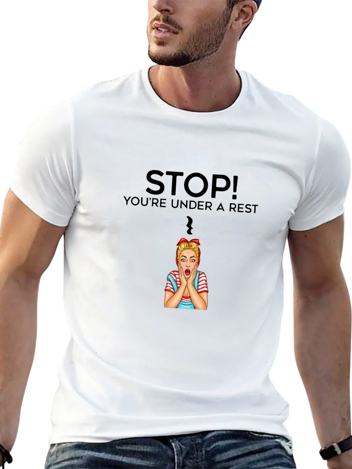 Stop! Youre Under Arrest Graphic Tee product image 10