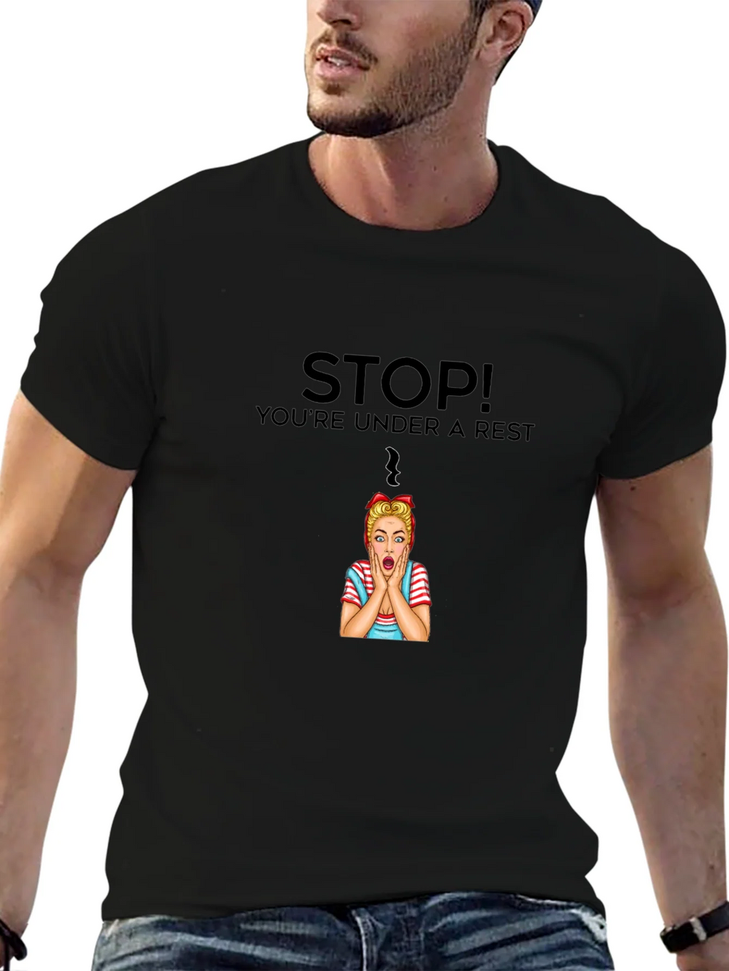 Stop! Youre Under Arrest Graphic Tee product image 5