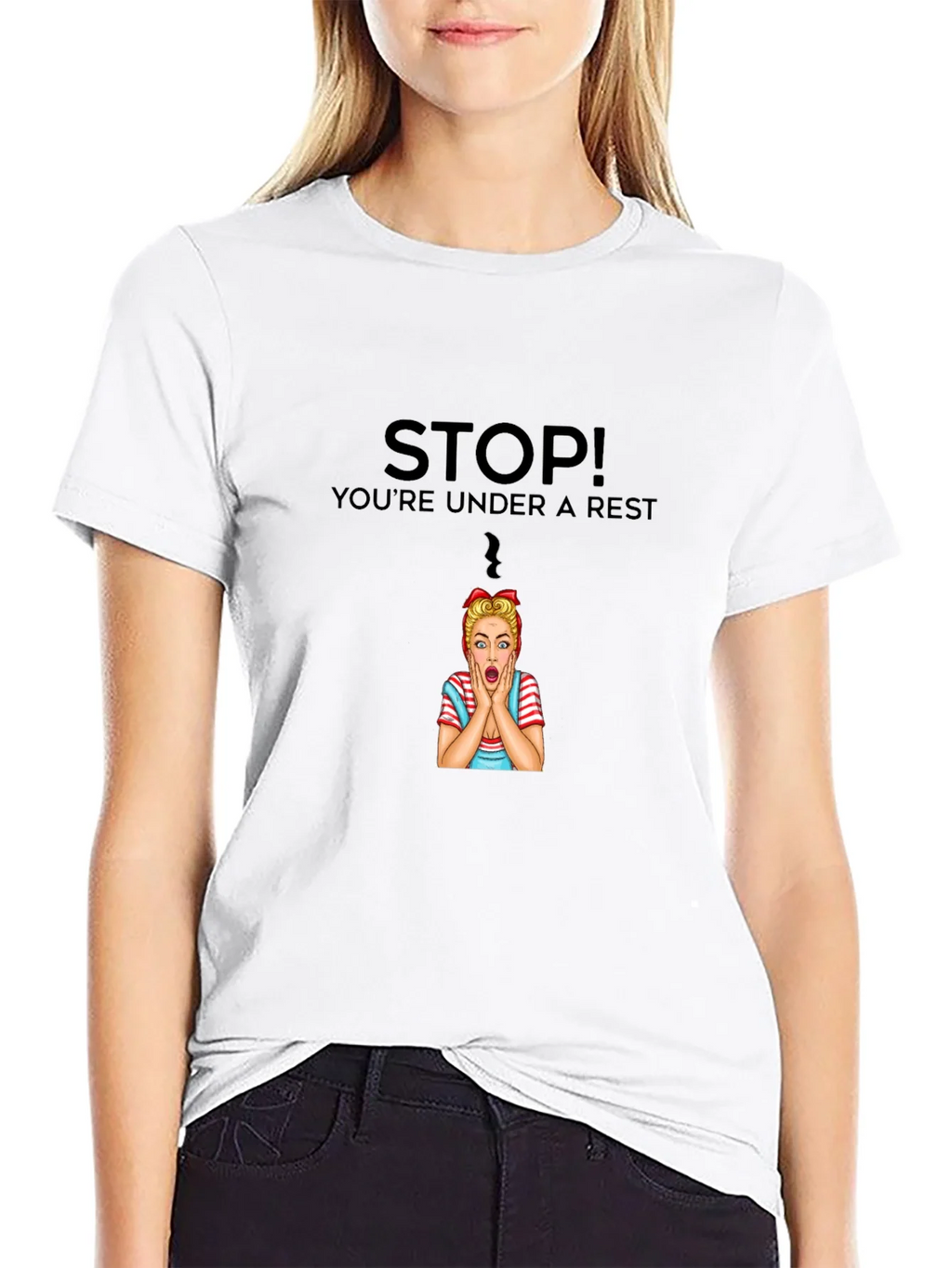 Stop! Youre Under Arrest Graphic Tee product image 6