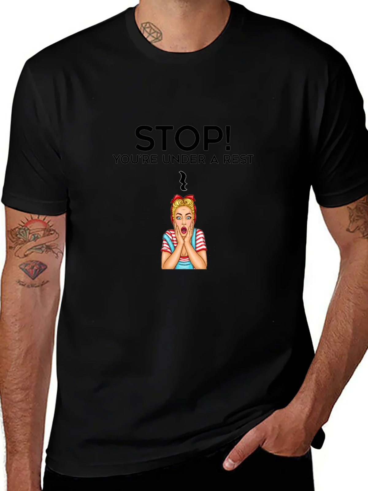 Stop! Youre Under Arrest Graphic Tee product image 1
