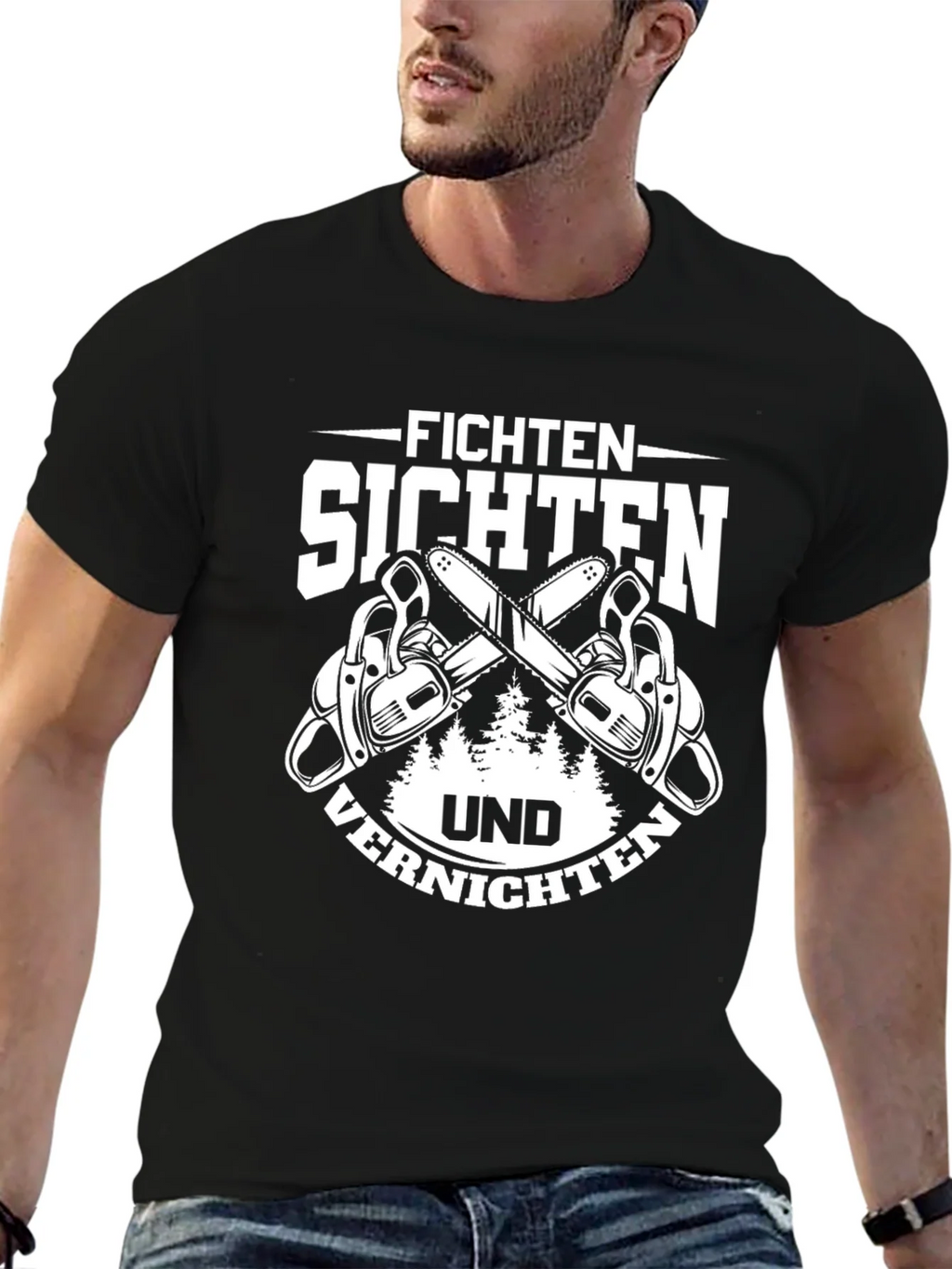 Fichten Sichten Und Vernichten T-Shirt product image 6