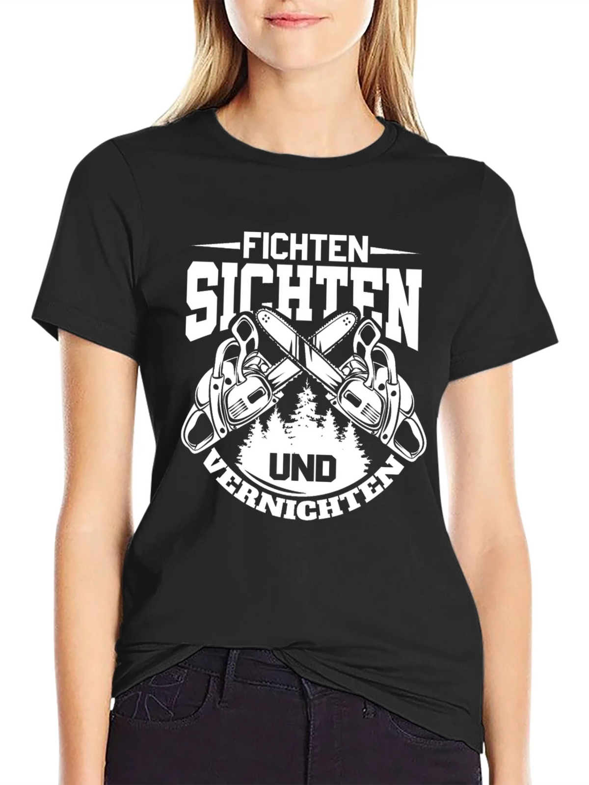 Fichten Sichten Und Vernichten T-Shirt product image 2