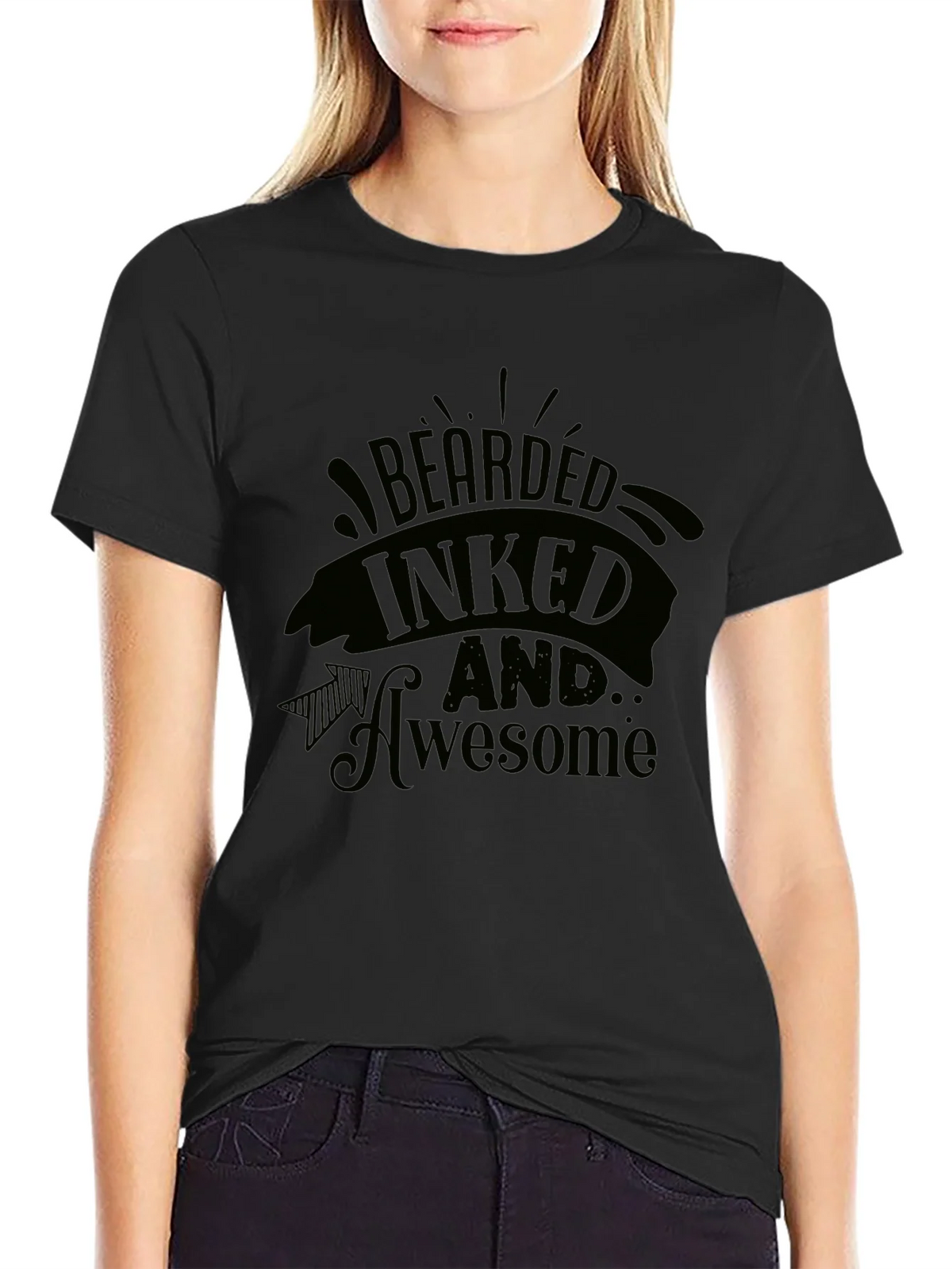 Bearded Inked Awesome Graphic T-Shirt product image 2