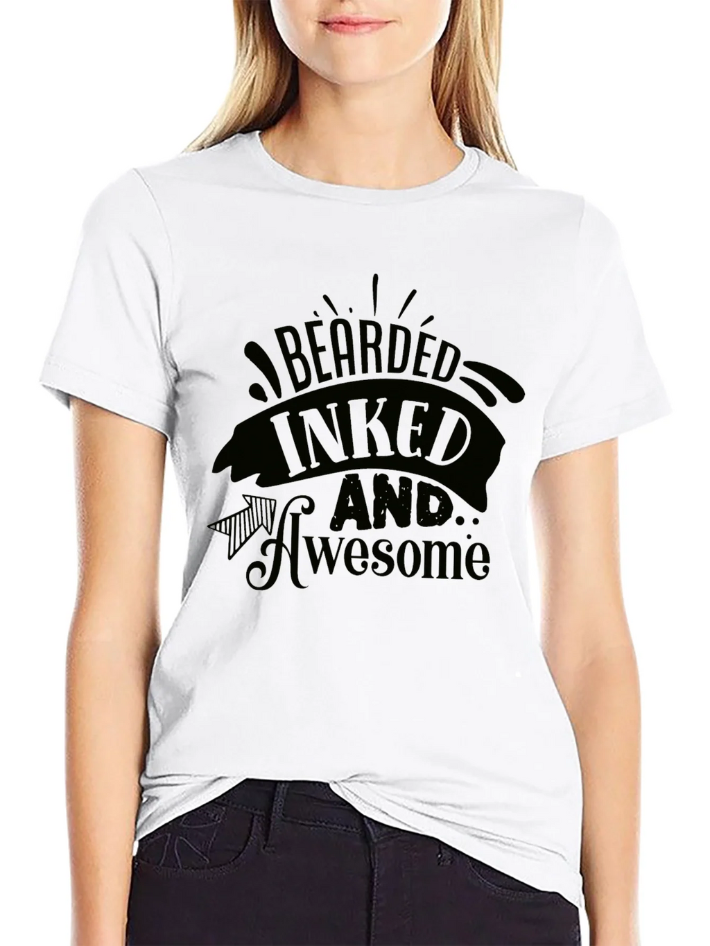 Bearded Inked Awesome Graphic T-Shirt product image 8