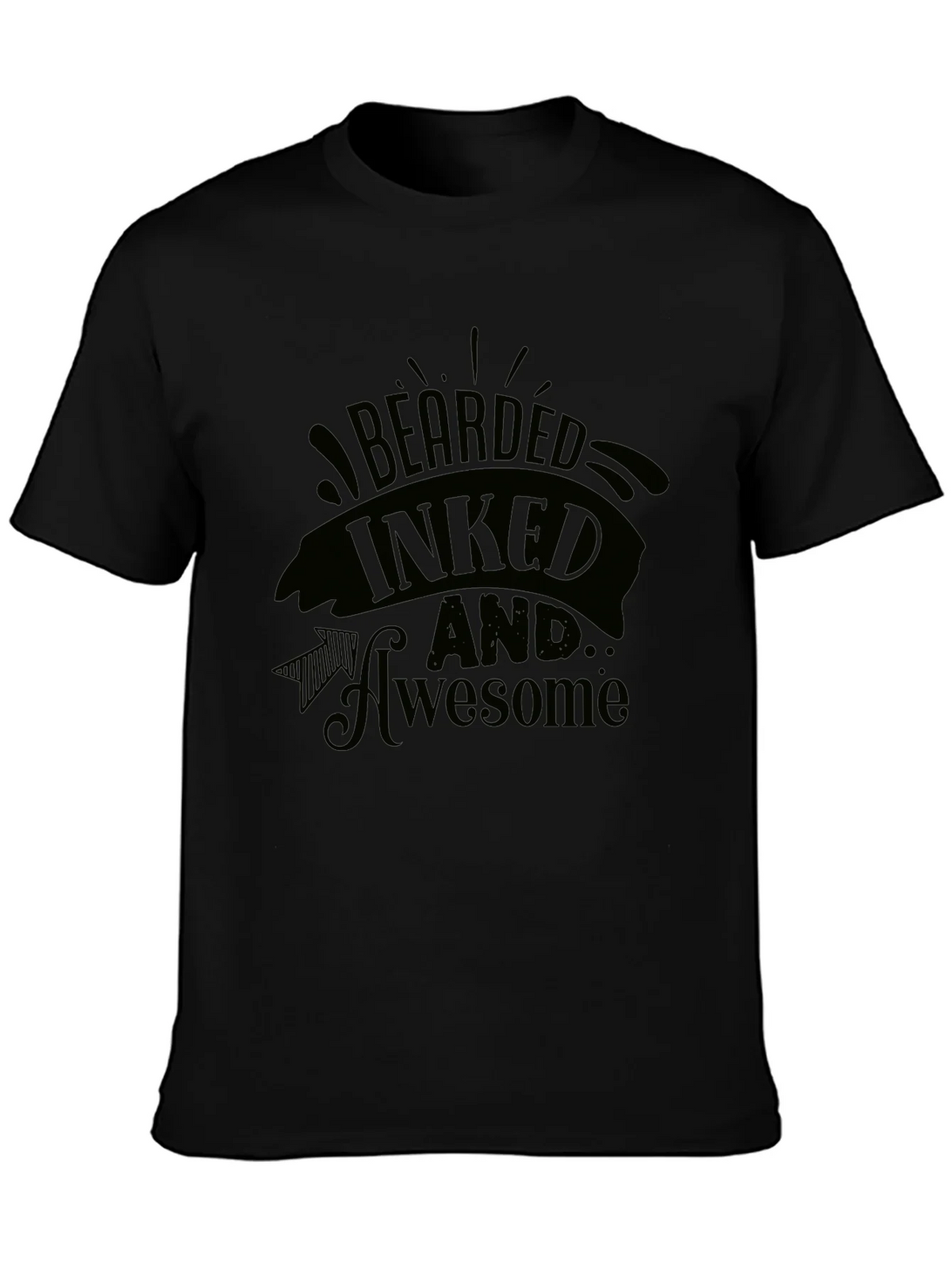 Bearded Inked Awesome Graphic T-Shirt product image 3