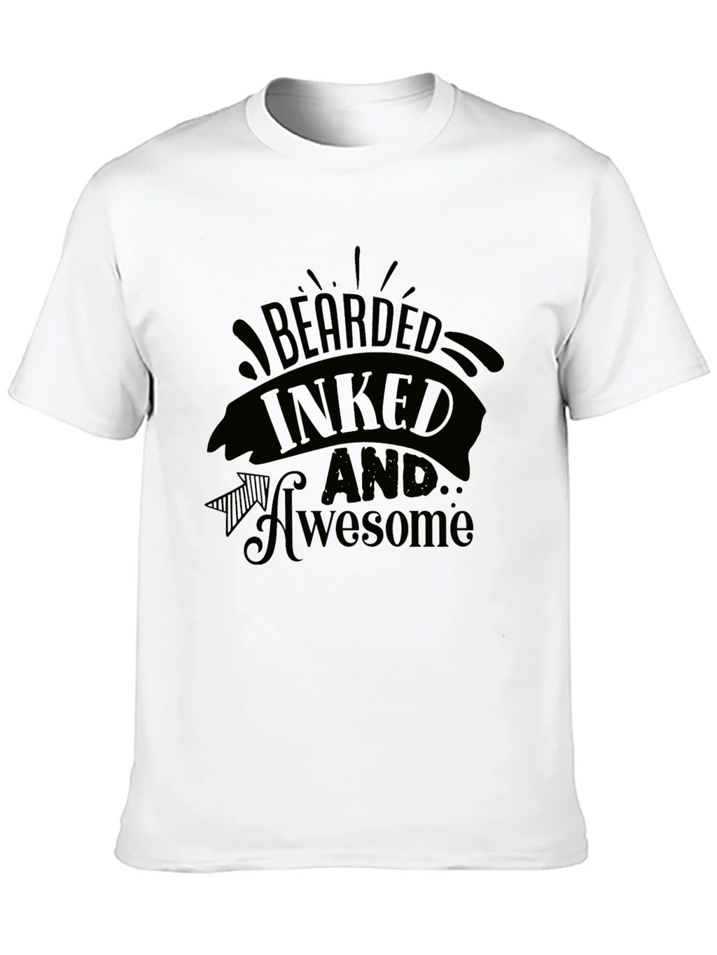 Bearded Inked Awesome Graphic T-Shirt product image 9