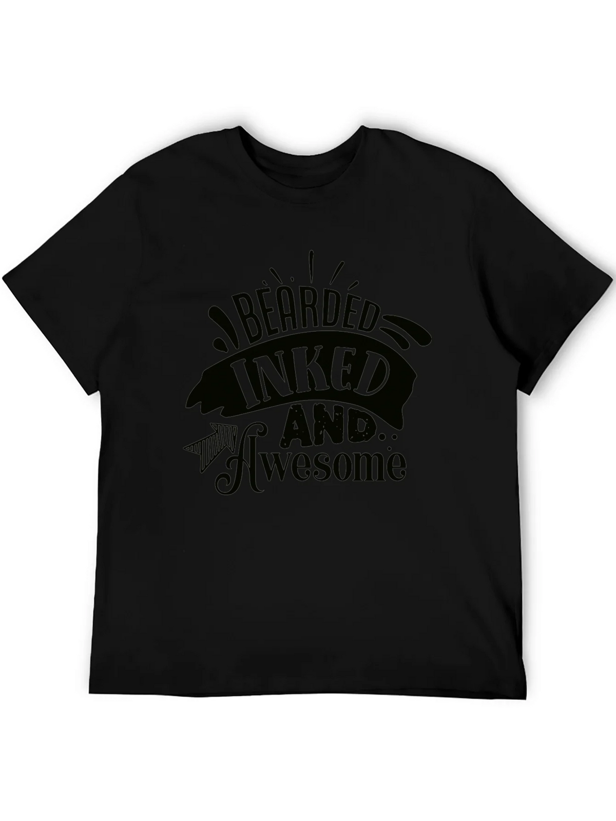 Bearded Inked Awesome Graphic T-Shirt product image 5