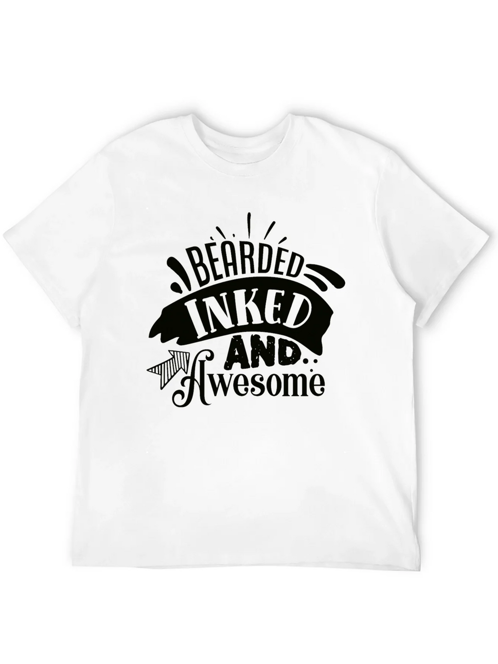 Bearded Inked Awesome Graphic T-Shirt product image 11