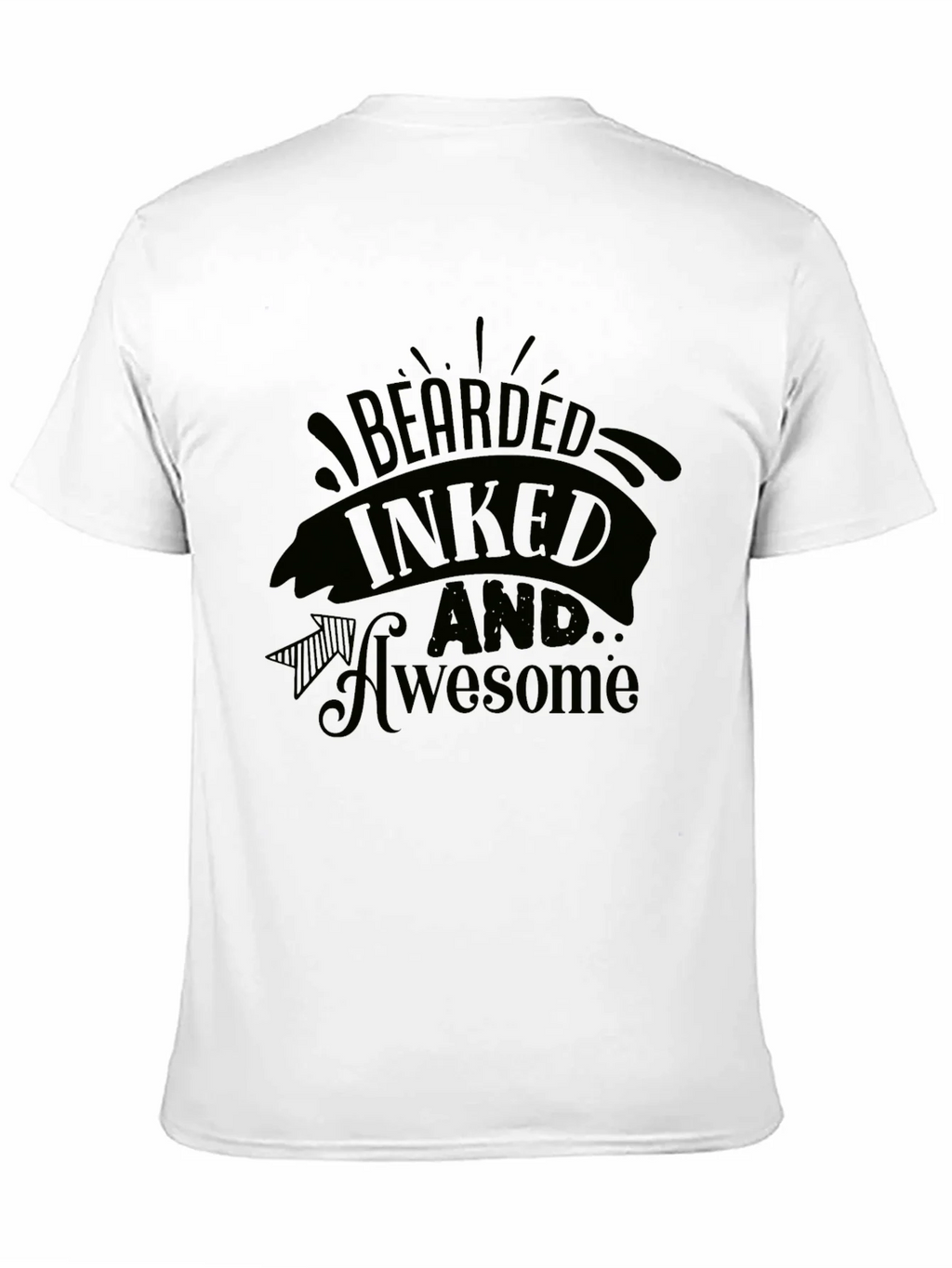 Bearded Inked Awesome Graphic T-Shirt product image 10