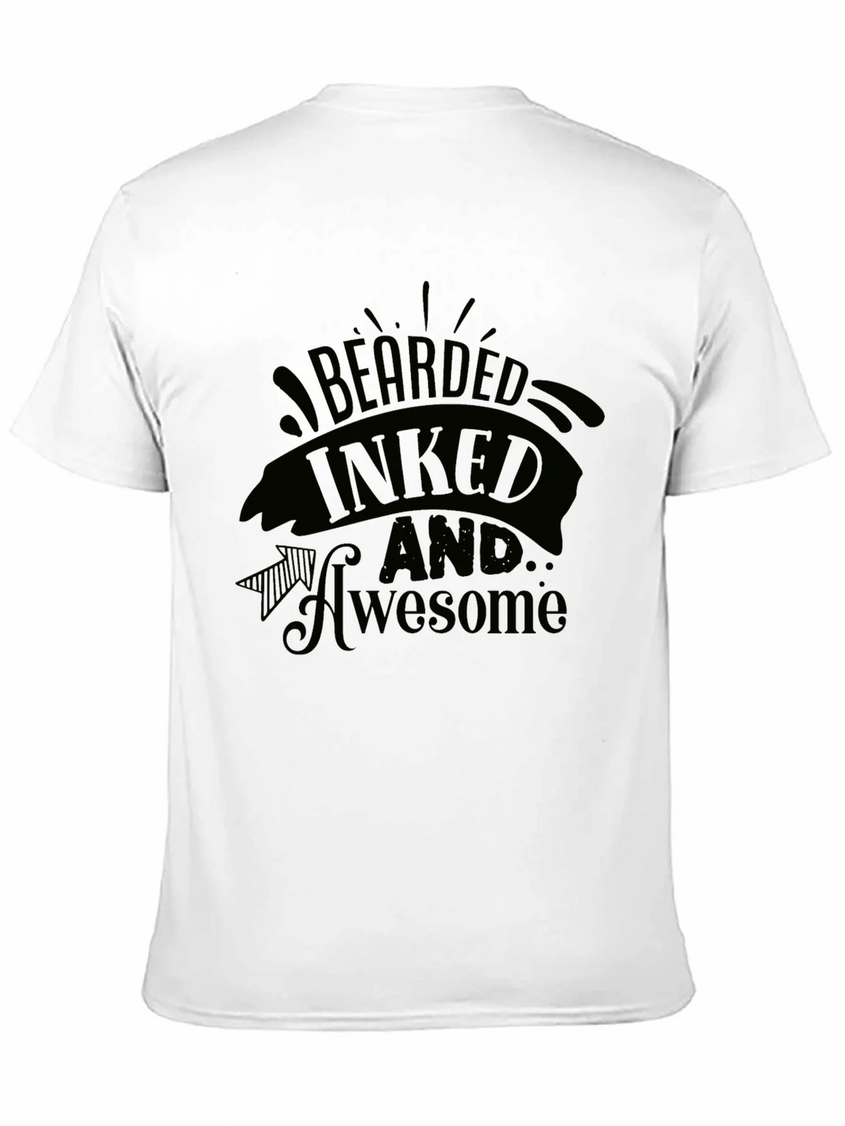 Bearded Inked Awesome Graphic T-Shirt product image 10