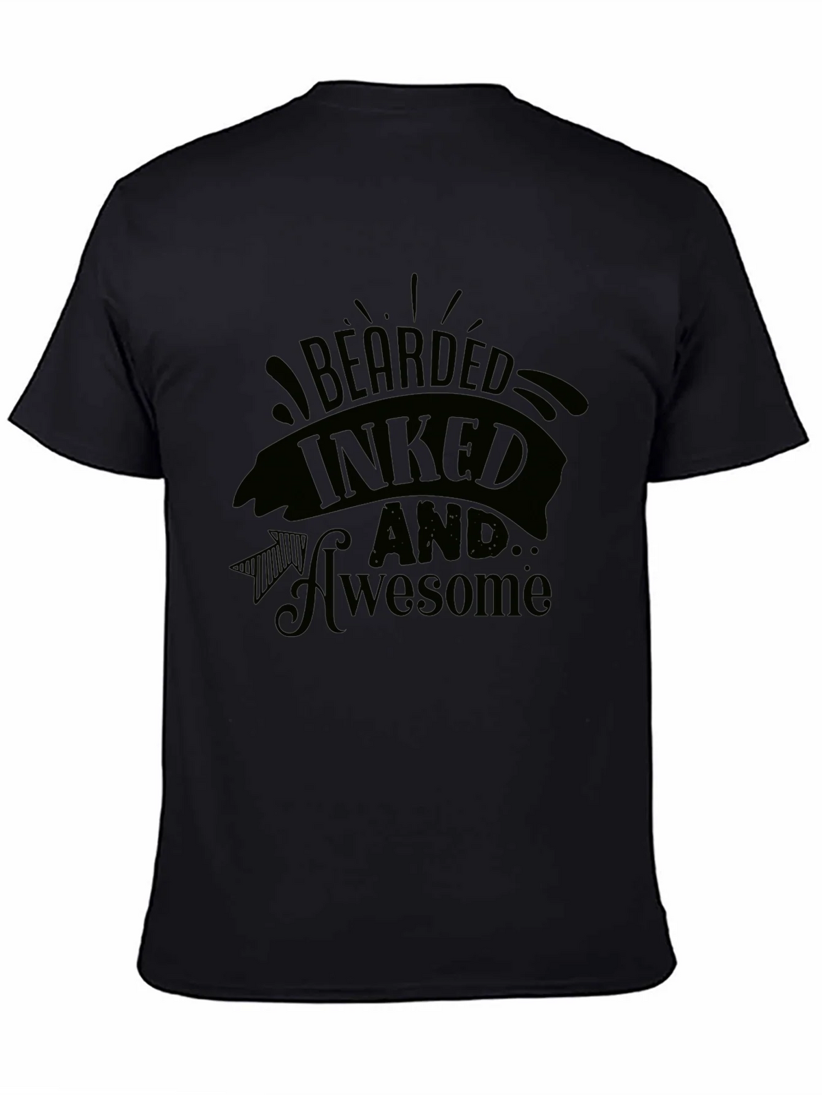 Bearded Inked Awesome Graphic T-Shirt product image 4