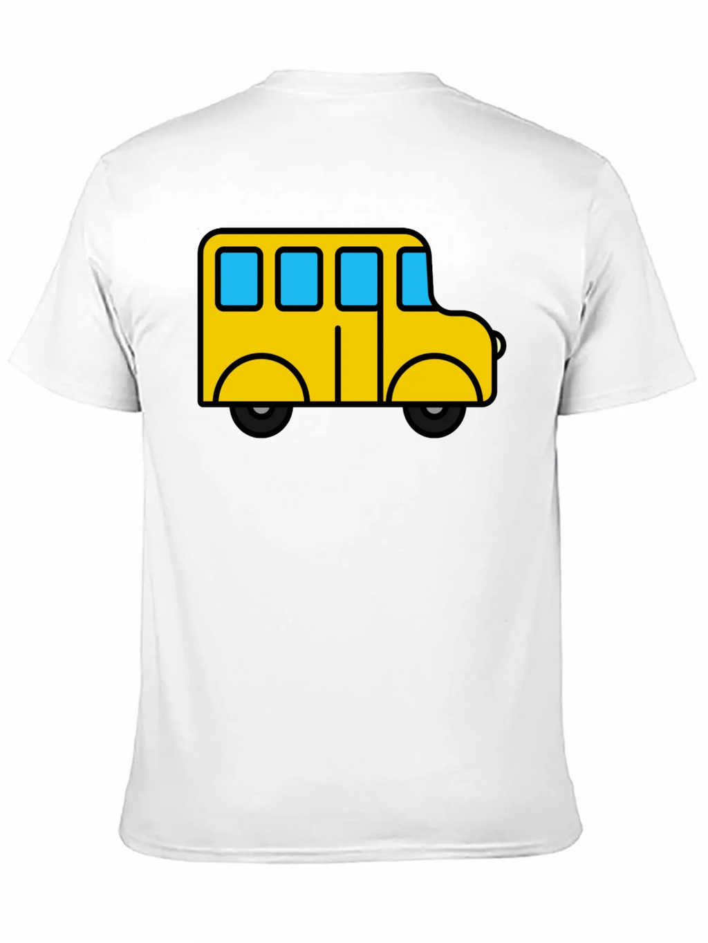 Cartoon Bus Graphic Tee - Black product image 10