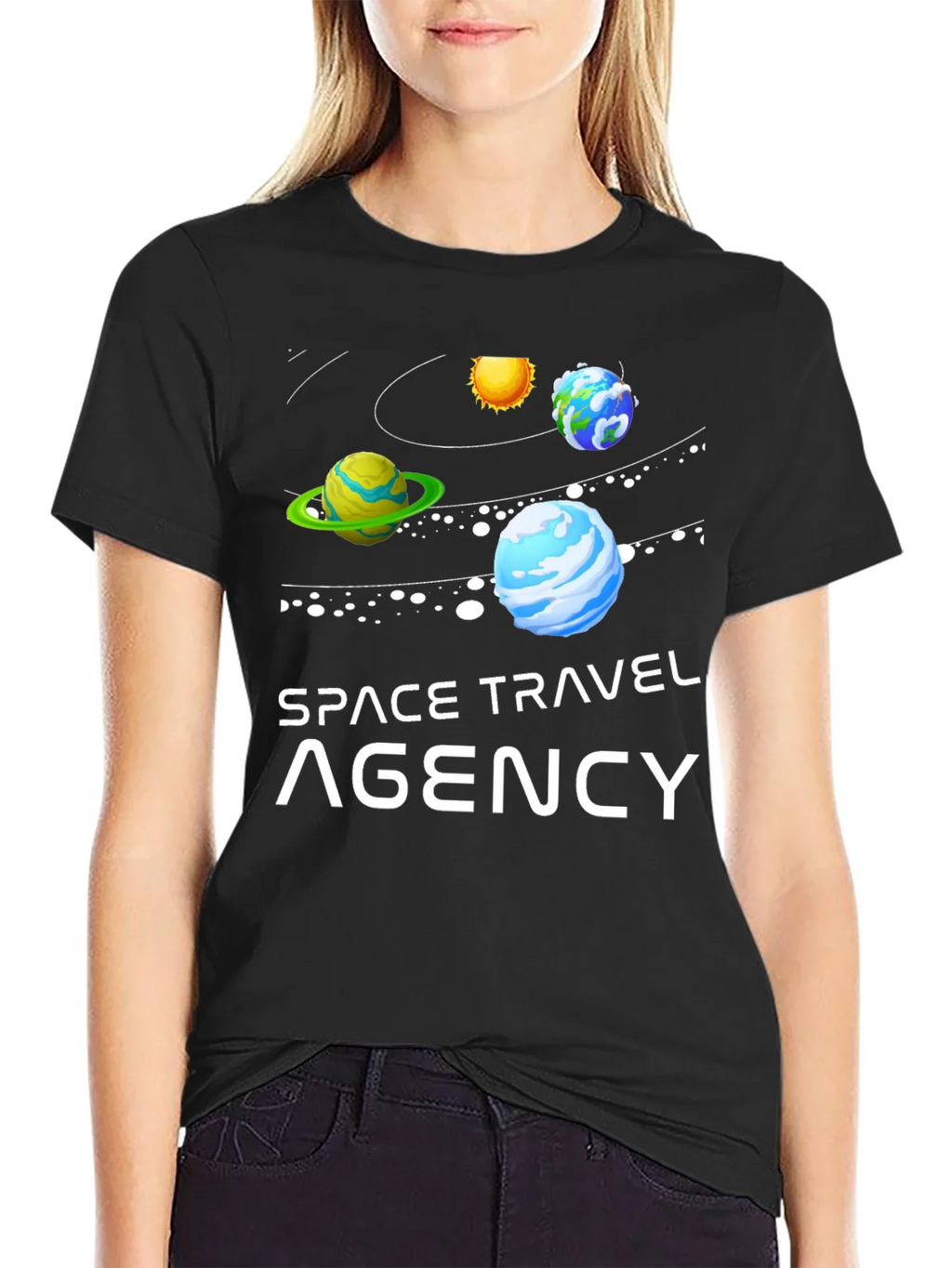 Space Travel Agency Graphic T-Shirt product image 2