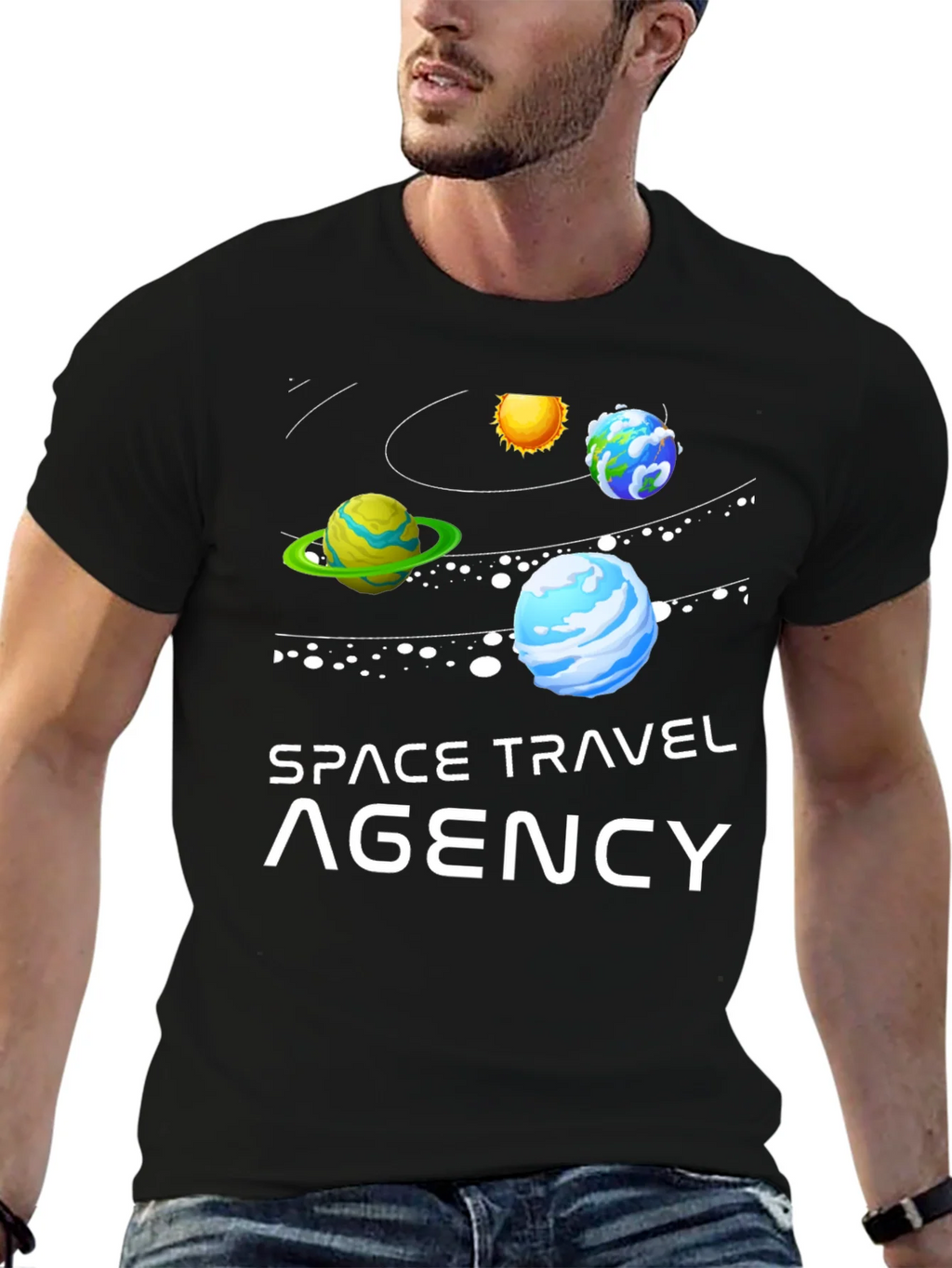 Space Travel Agency Graphic T-Shirt product image 6