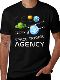 Space Travel Agency Graphic T-Shirt product image 1
