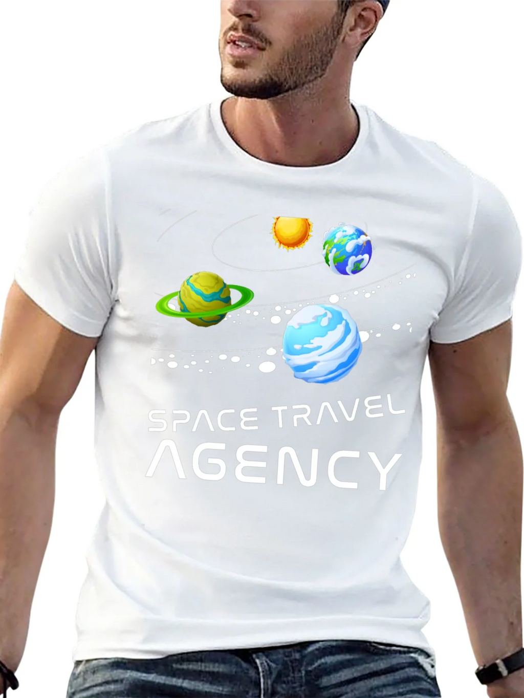 Space Travel Agency Graphic T-Shirt product image 12
