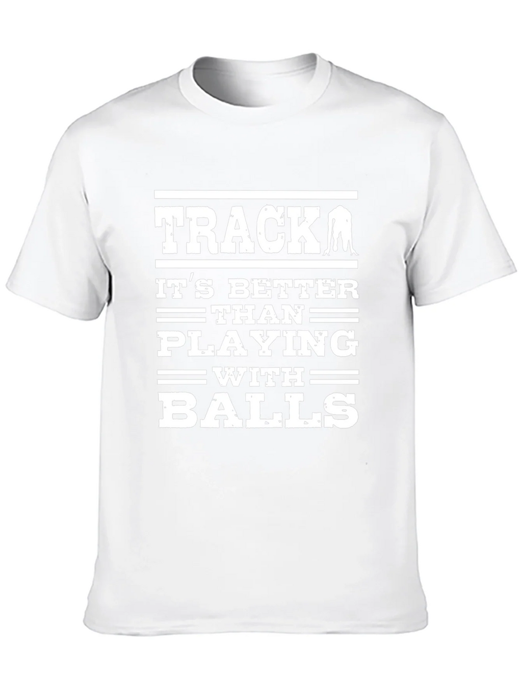 Track Black T-Shirt: Better Than Playing with Balls product image 6