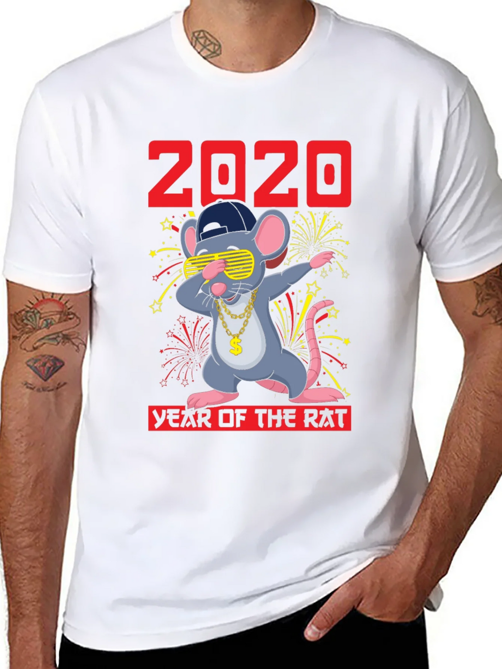 Year of the Rat 2020 T-Shirt product image 7