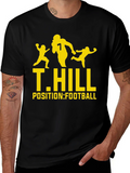T. Hill Football Graphic Tee - Black product image 1
