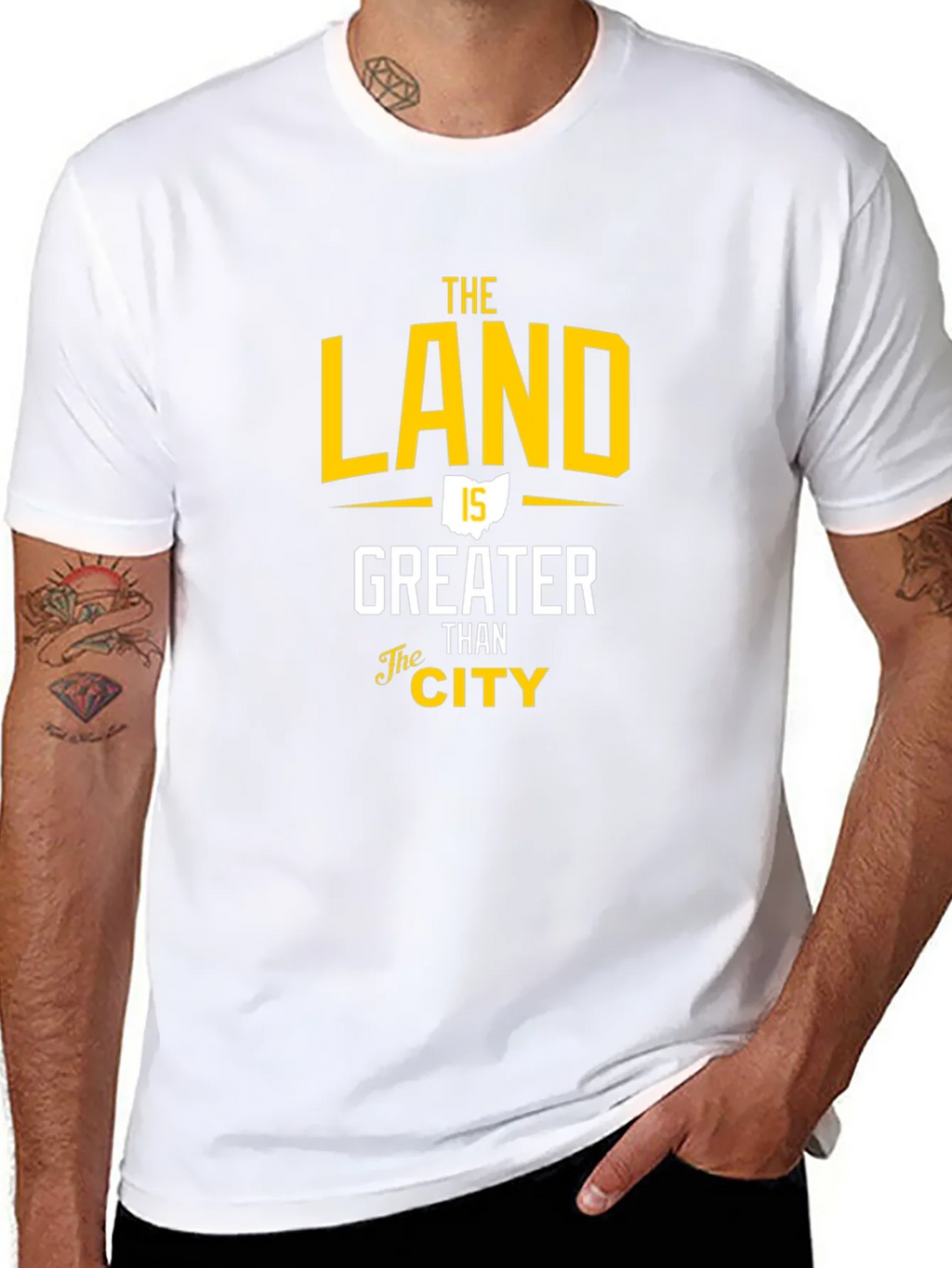 The Land is Greater Than City Graphic Tee product image 7