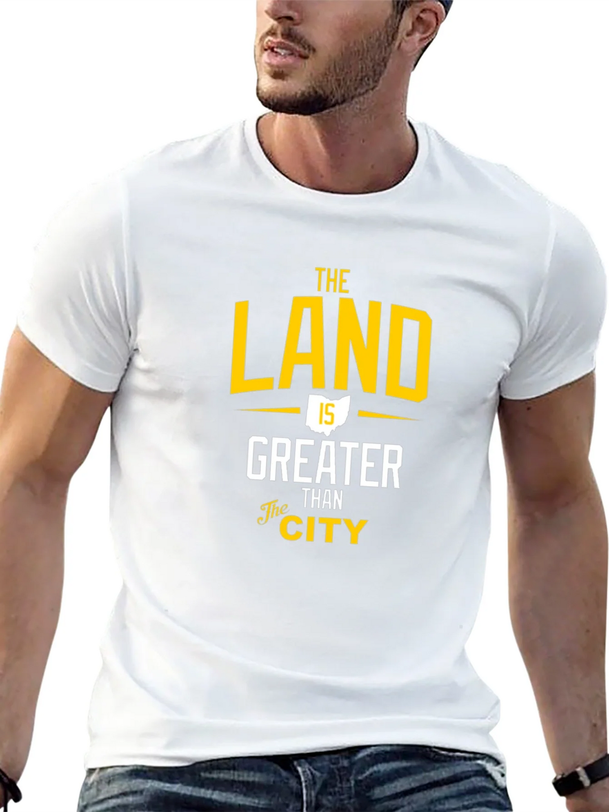 The Land is Greater Than City Graphic Tee product image 12