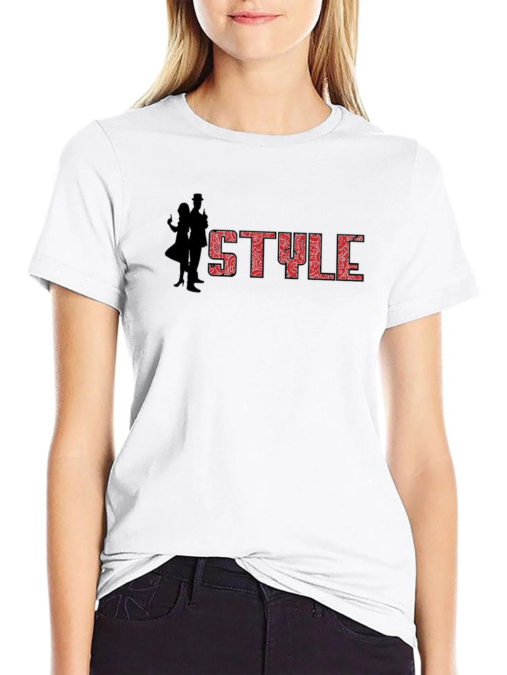 Stylish Black Graphic Tee - STYLE Design product image 7