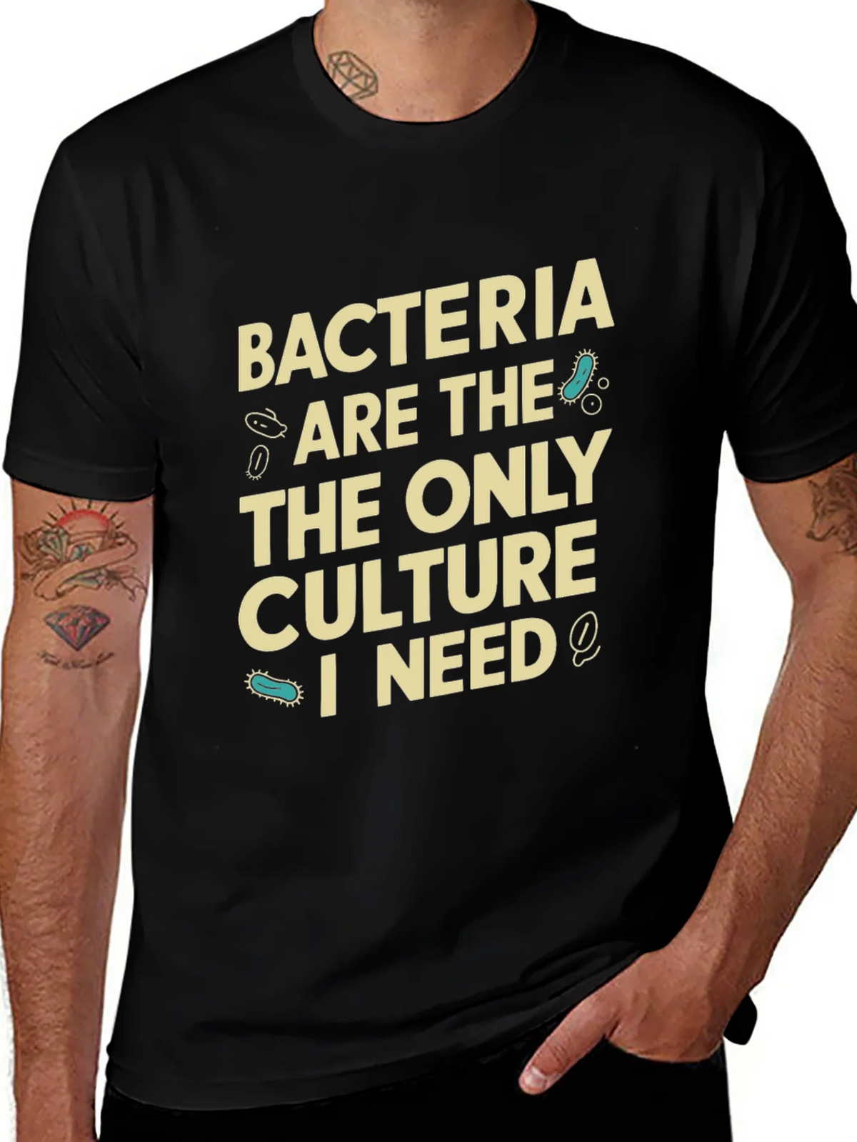 Bacteria Culture T-Shirt - Science Humor Tee product image 1