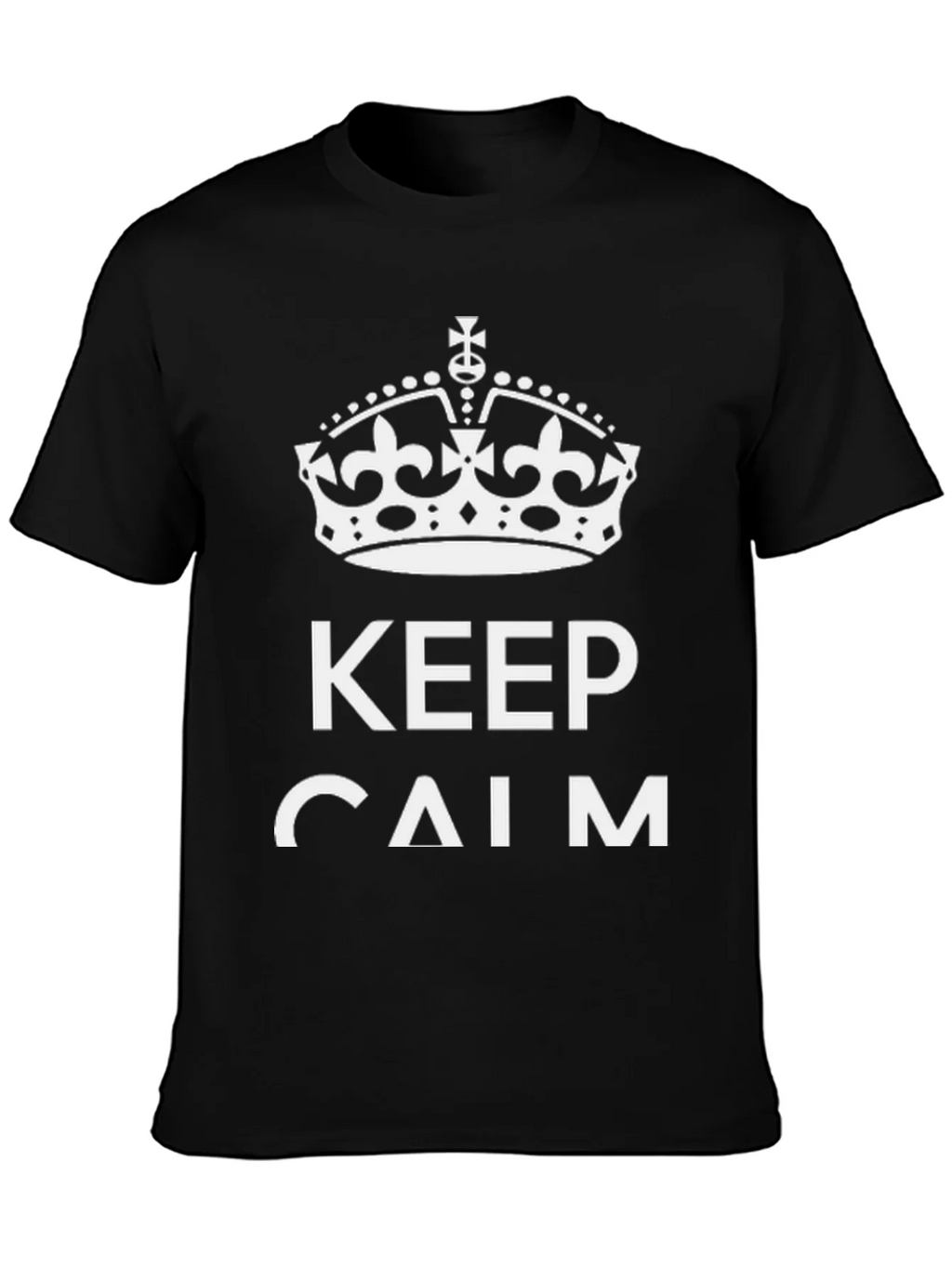 Keep Calm Graphic Tee - Black T-Shirt product image 2