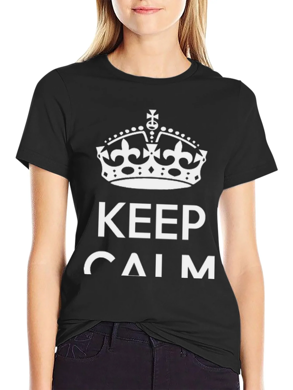 Keep Calm Graphic Tee - Black T-Shirt product image 1