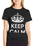 Keep Calm Graphic Tee - Black T-Shirt product image 1