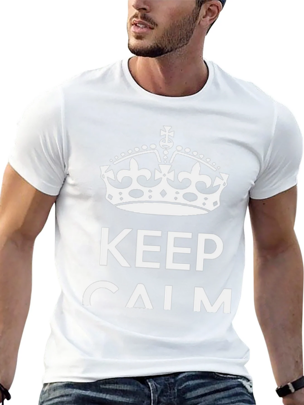 Keep Calm Graphic Tee - Black T-Shirt product image 3