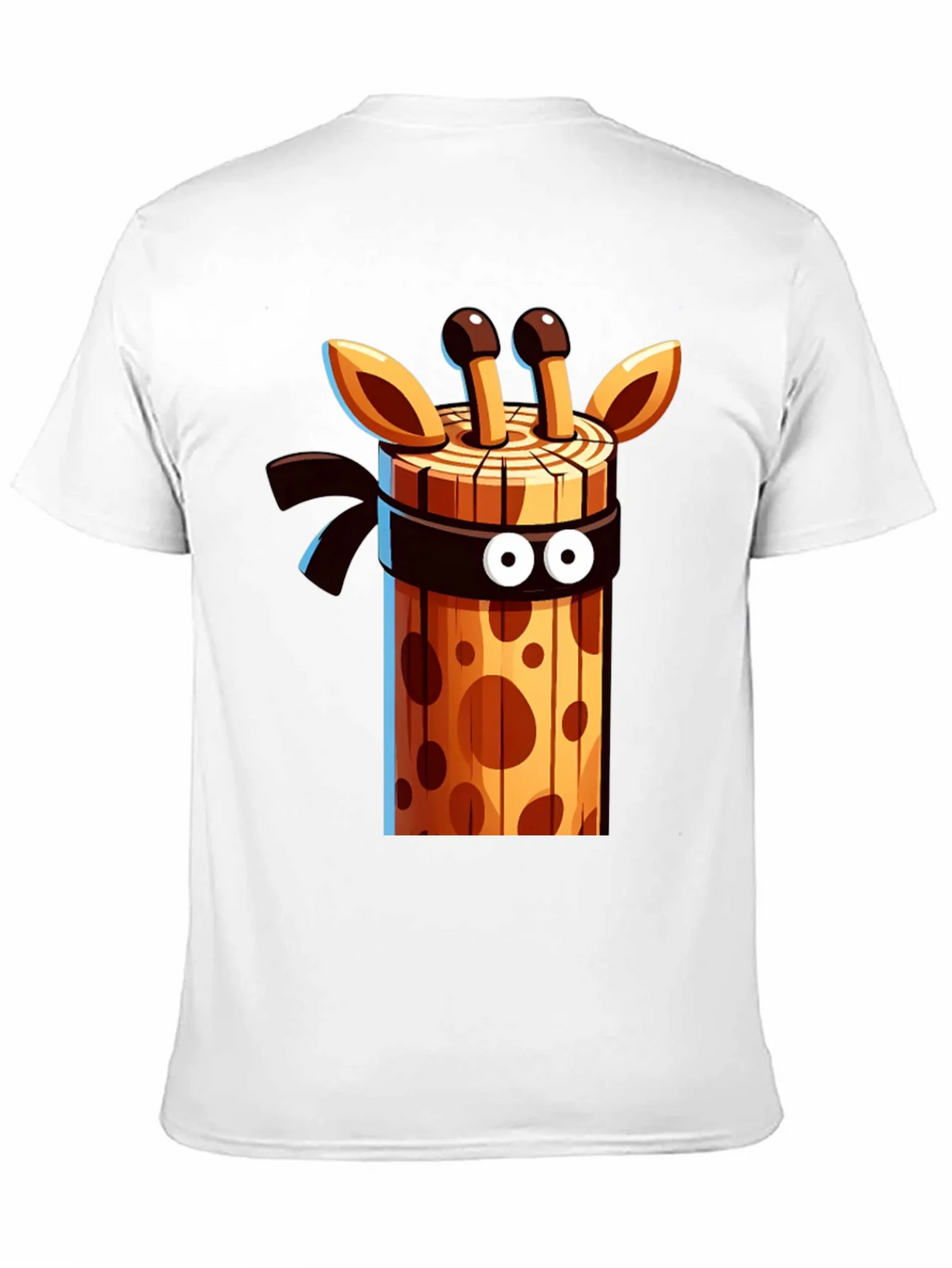 Ninja Giraffe Wooden Style Graphic Tee product image 8