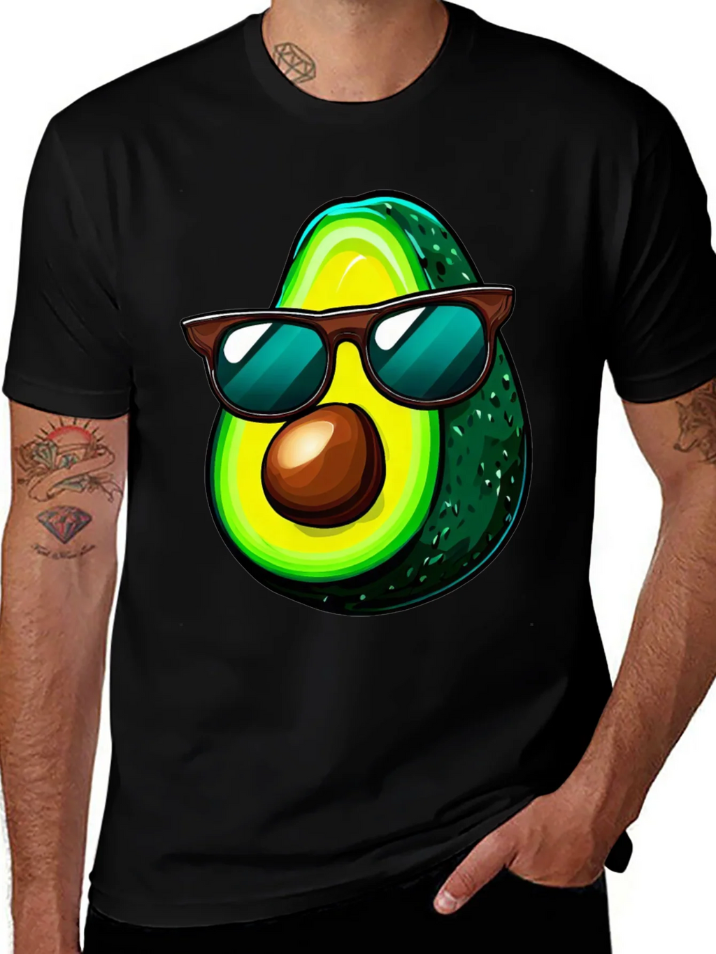 Cool Avocado Graphic T-Shirt product image 1