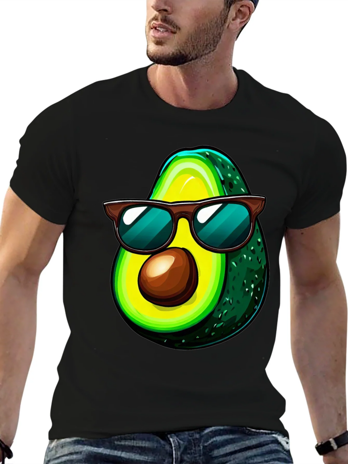 Cool Avocado Graphic T-Shirt product image 6