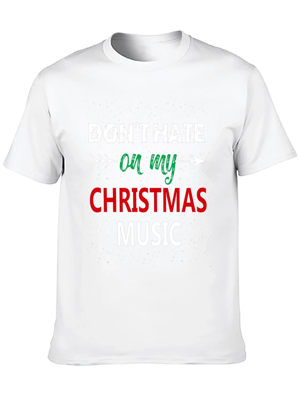 Dont Hate On My Christmas Music Black T-Shirt product image 8