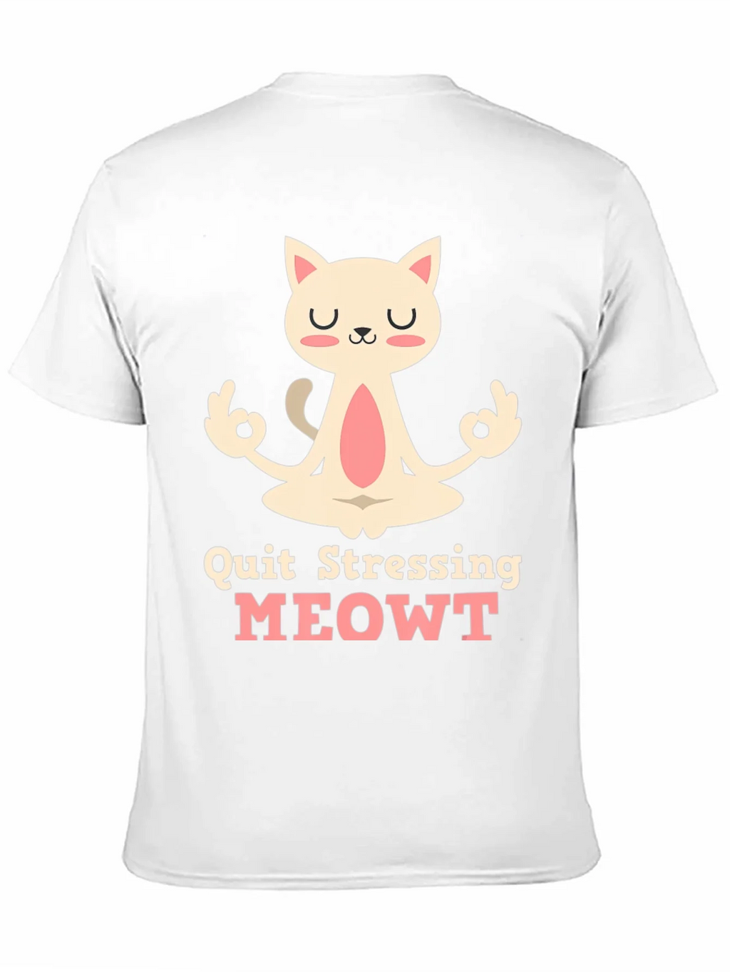 Relaxed Cat T-Shirt - Quit Stressing MEOWT product image 8