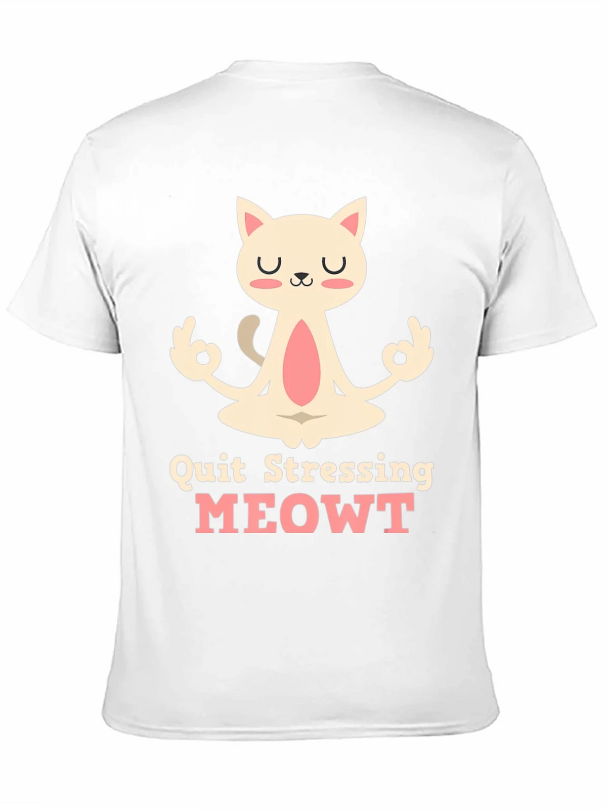 Relaxed Cat T-Shirt - Quit Stressing MEOWT product image 8