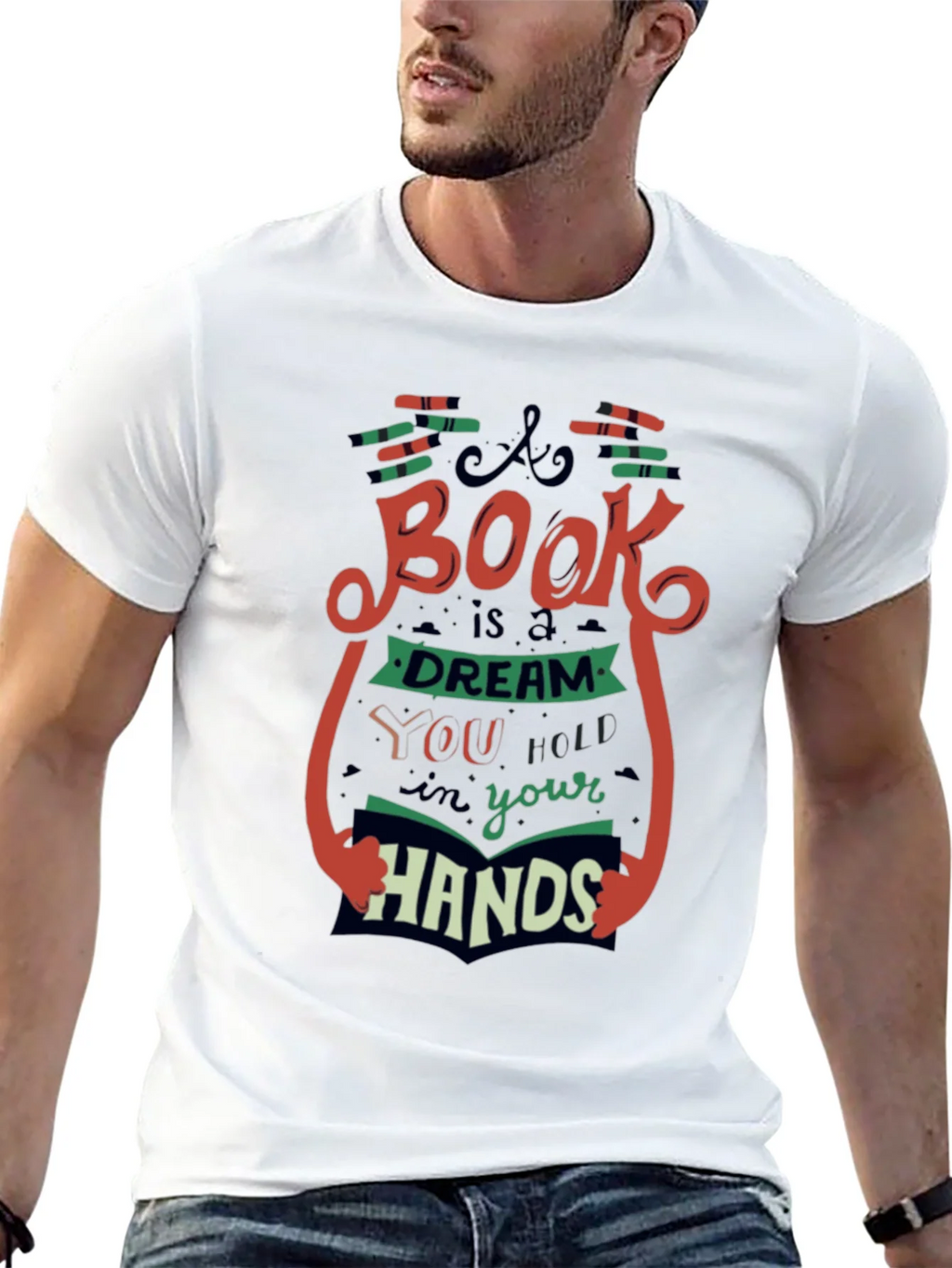 Book Lovers T-Shirt - A is a Dream in Your Hands product image 10