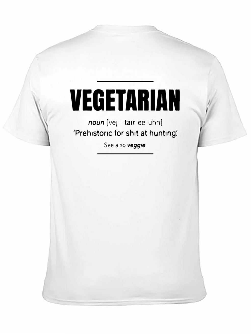 Vegetarian Definition Graphic T-Shirt product image 10