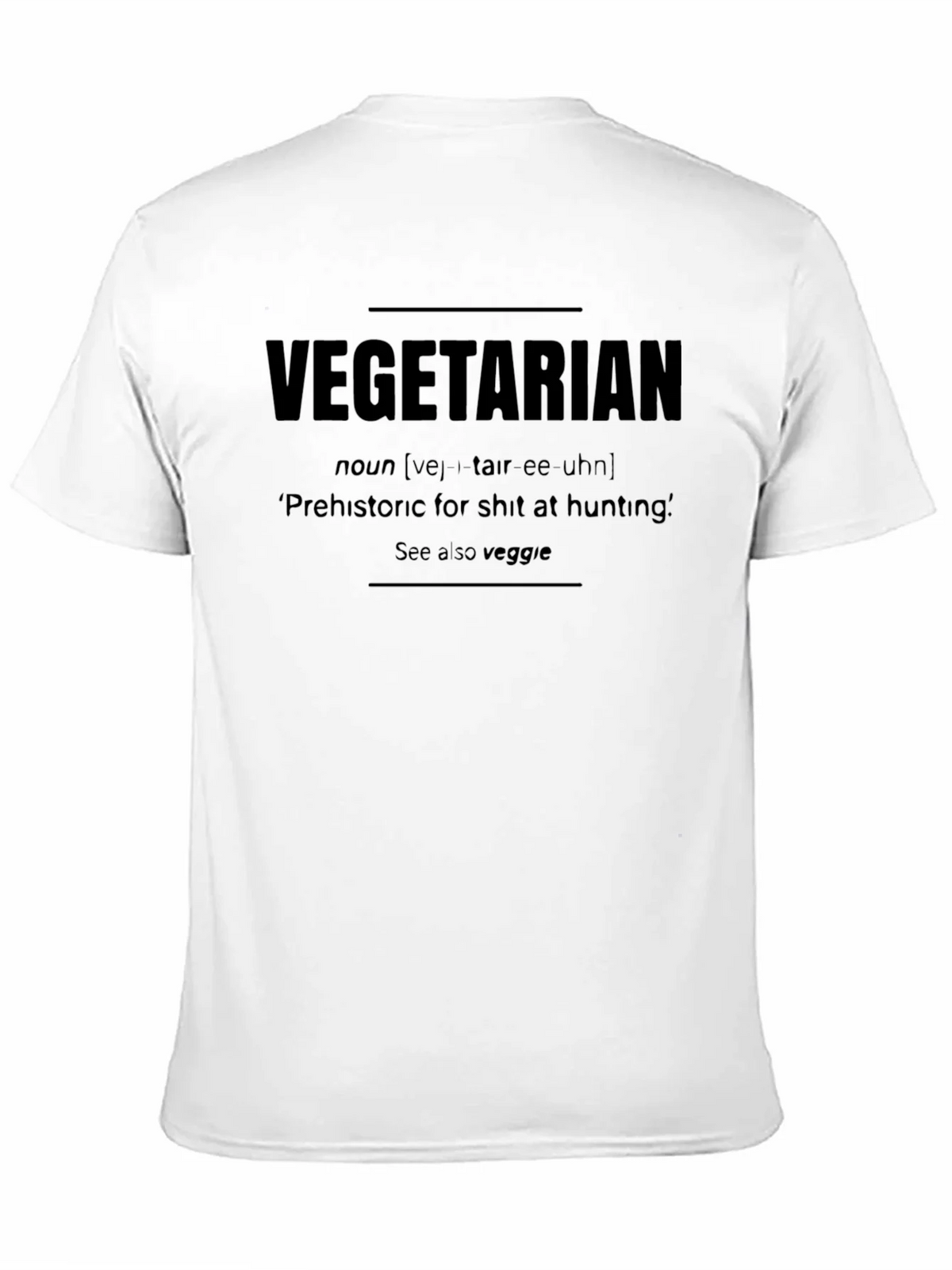 Vegetarian Definition Graphic T-Shirt product image 10
