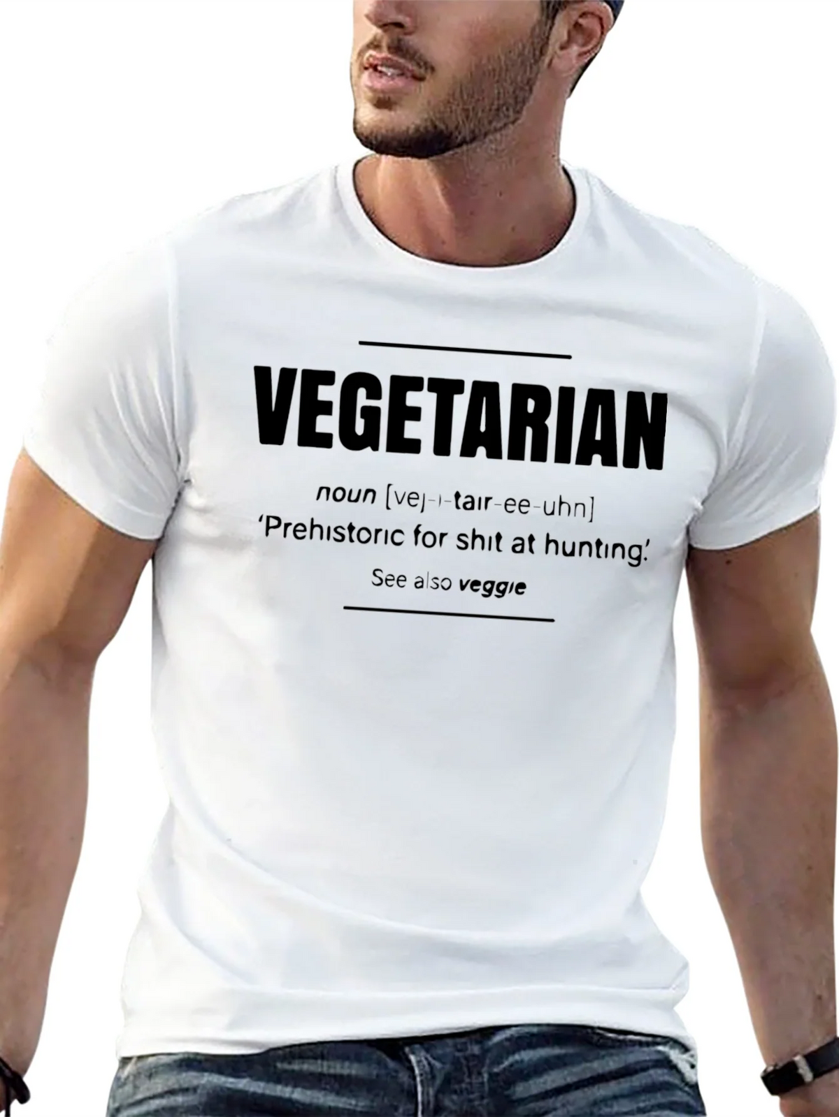 Vegetarian Definition Graphic T-Shirt product image 12