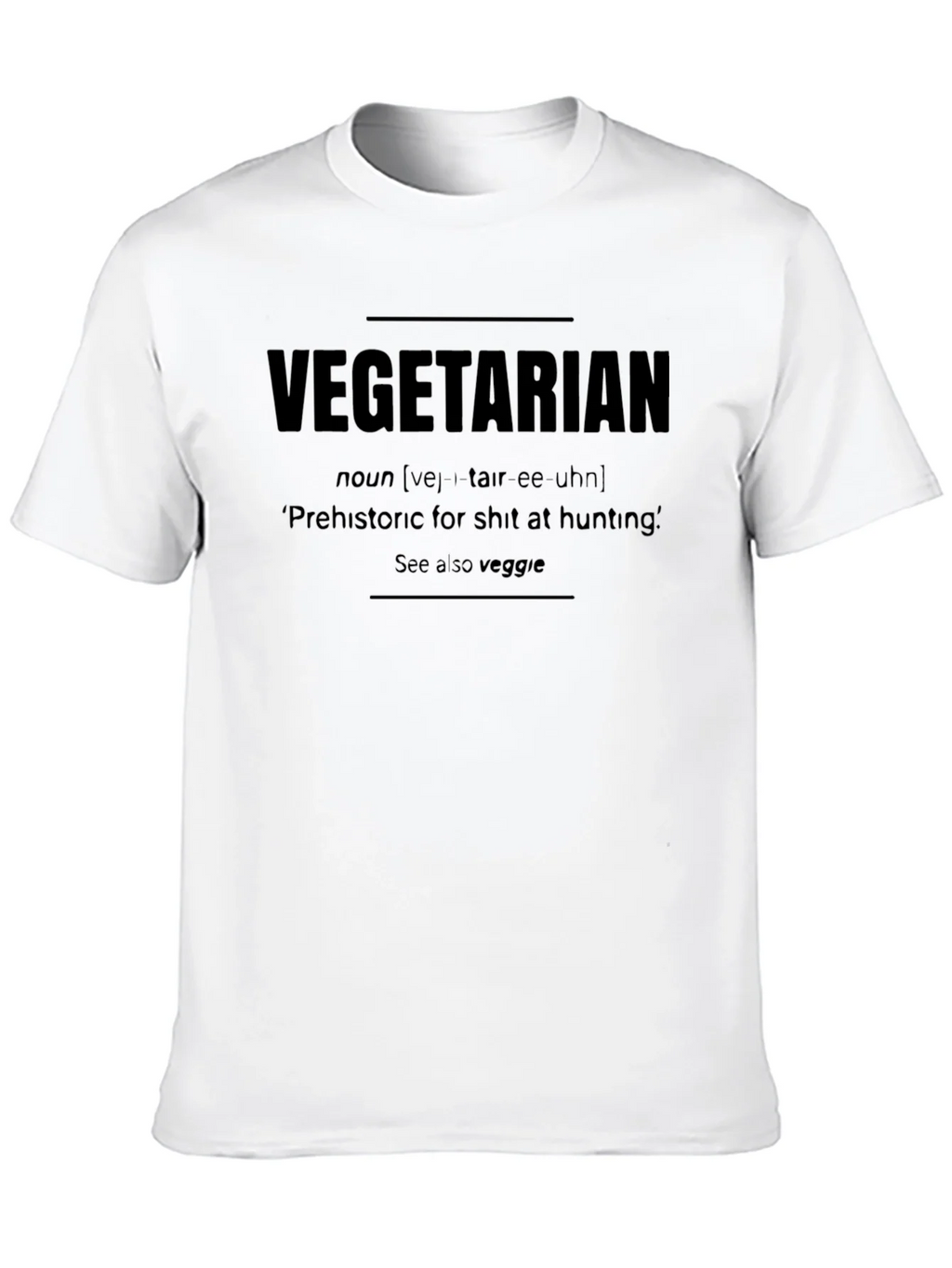 Vegetarian Definition Graphic T-Shirt product image 9