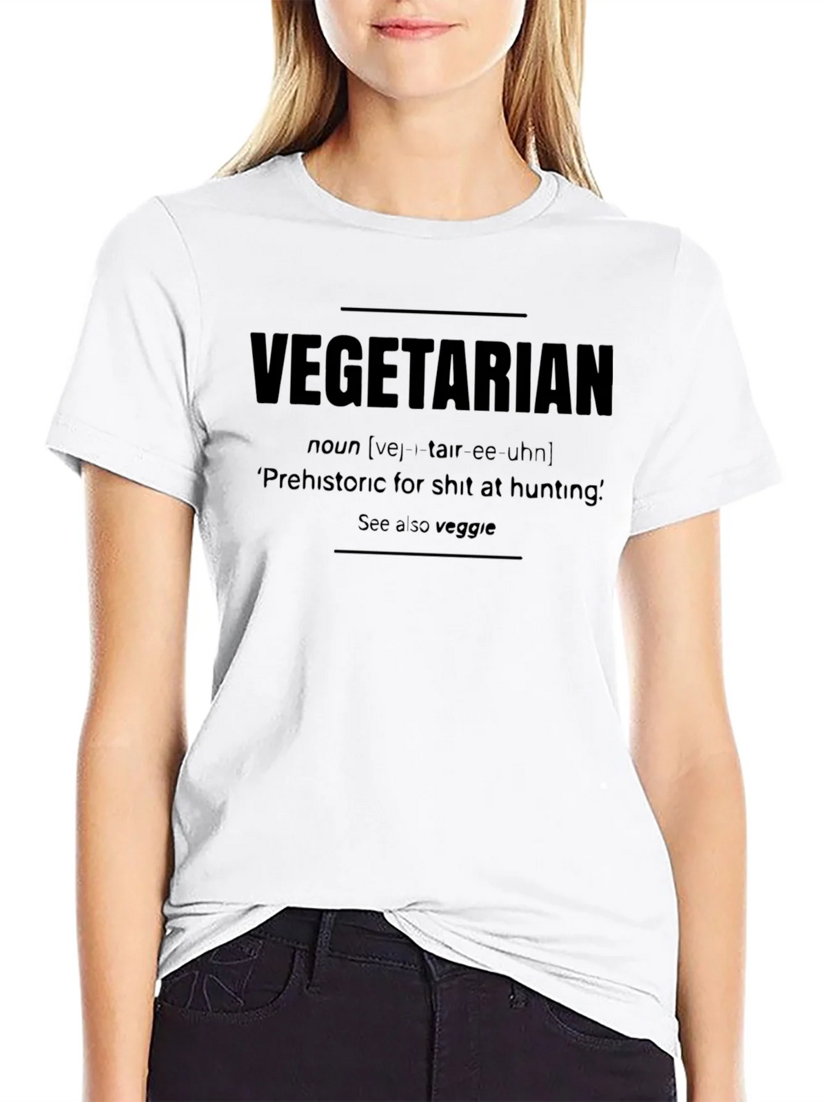 Vegetarian Definition Graphic T-Shirt product image 8